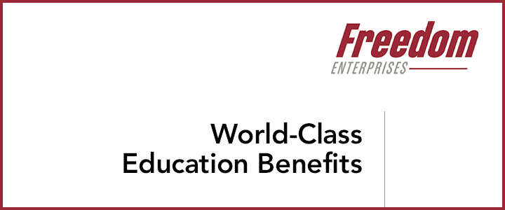 Freedom Enterprises World-Class Education Benefits